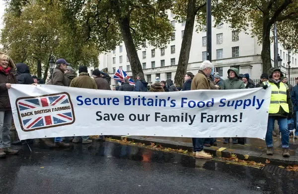 british farmers protest