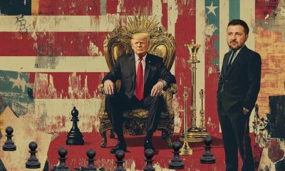 Trump and Zelensky