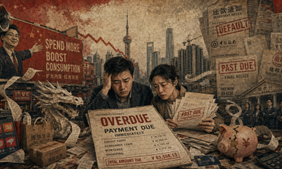 China’s Record Consumer Defaults Undermine Beijing’s Spending Drive