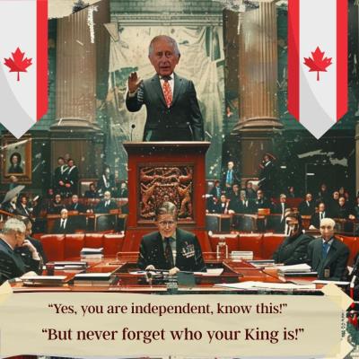  “But never forget who your king is!” 