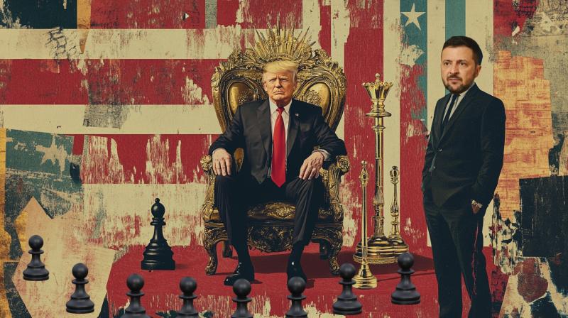 Trump and Zelensky