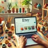 working on Etsy